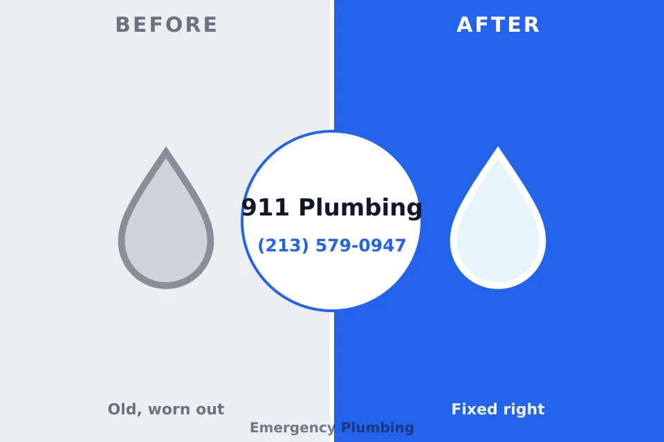 Before and after: plumbing company Scottsburg, IN